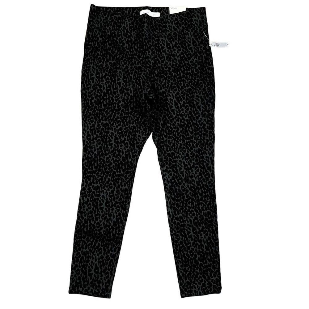 Old Navy Black Leopard Print Leggings